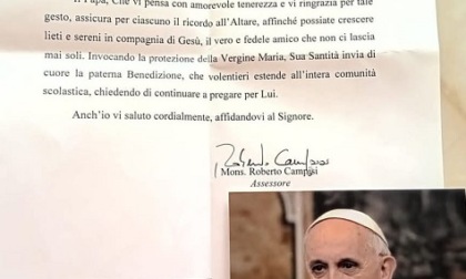 Bambini di Santo Stefano pregano per Papa Francesco, il Vaticano gli risponde