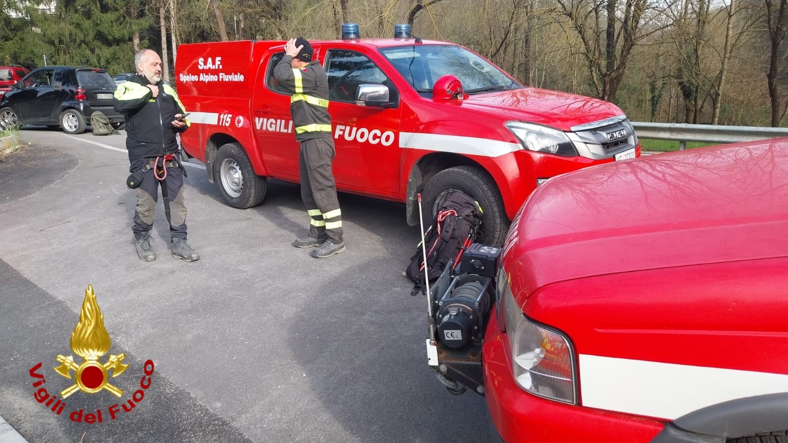 ritrovamento ricerche cane meticcio disperso colle melosa vigili del fuoco_05