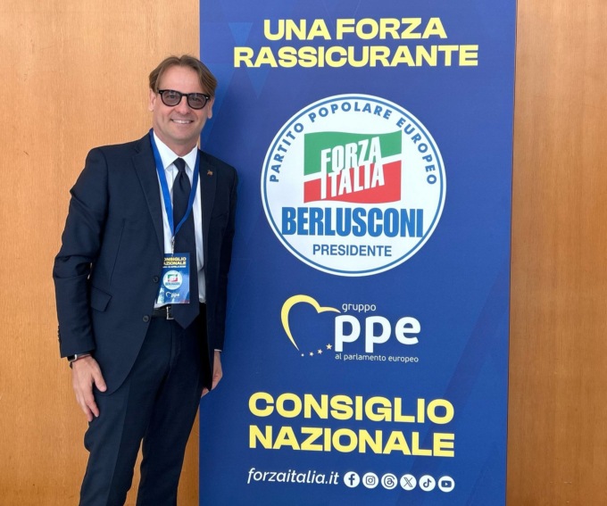 Marco Scajola al Consiglio Nazionale di Forza Italia