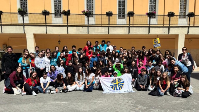 Delegazione di giovani imperiesi a Roma per il Giubileo