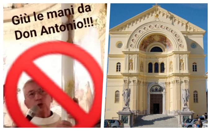 Bussana in rivolta per la notizia del trasferimento del suo amato Don Antonio