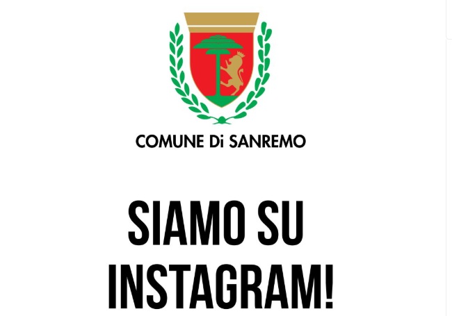 Comune di Sanremo social: nuovo profilo Instagram