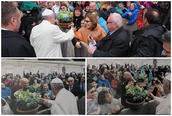 Il fiore di Sanremo dedicato a Papa Francesco. Il ricordo di Gadina e Beruto