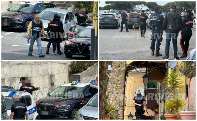 Operazione antidroga a Bordighera Alta e in pineta