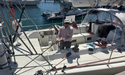 Il velista Alessandro Tosetti arrivato a Sanremo dopo 200 giorni di navigazione in solitaria attraversando tre oceani