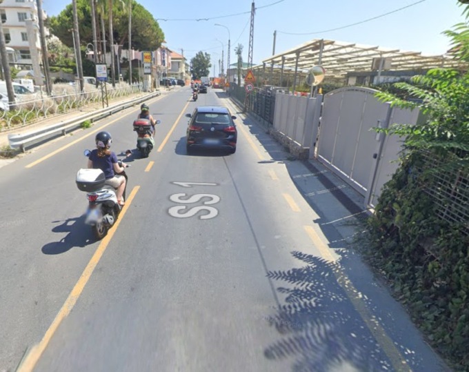 Lavori sull’Aurelia a Sanremo. Domani semafori spostati verso levante