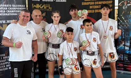 Il Karate Fight Contact di Ventimiglia conquista 7 titoli agli italiani di K1 e Kick Boxing