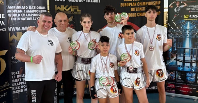Il Karate Fight Contact di Ventimiglia conquista 7 titoli agli italiani di K1 e Kick Boxing