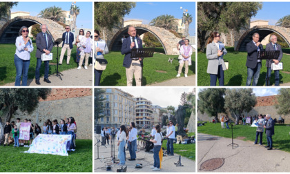 Inaugurata la Panchina Viola di Sanremo contro l'epilessia