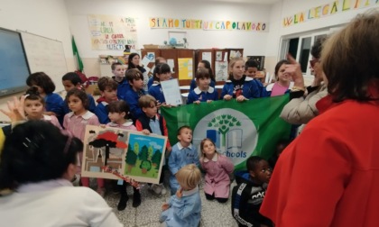 Bimbi di Triora ottengono la Bandiera Verde