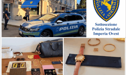 Furto di gioielli sull'A10 a Bordighera, polizia stradale recupera la refurtiva a Bari