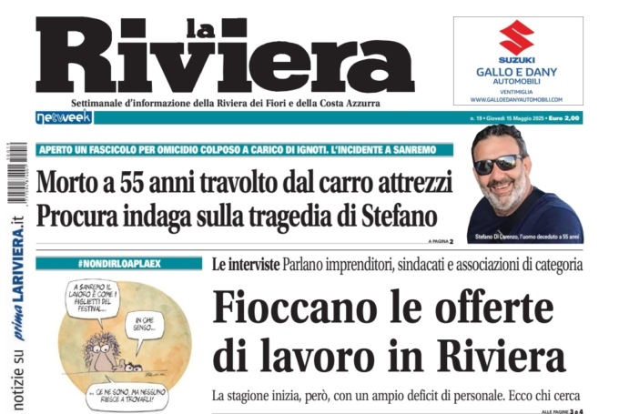 Boom offerte di lavoro in provincia di Imperia