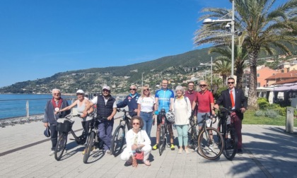 Partita da Ospedaletti la biciclettata contro la violenza sulle donne