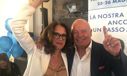 Tonino Bissolotti (Noi Moderati) esulta per il record di Ilaria Cavo, la più votata tra tutti i candidati a Genova