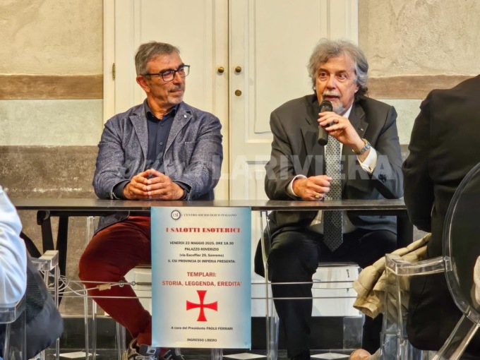 Conferenza sui Templari inaugura i “salotti esoterici” a Palazzo Roverizio di Sanremo