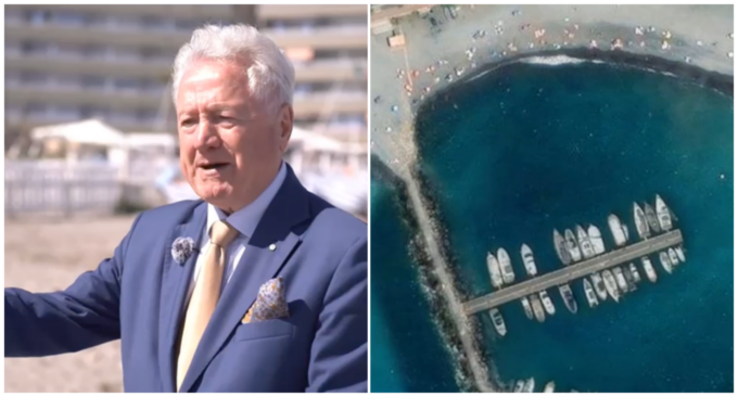 La spiaggia di Nervia invasa dalla posidonia, la video denuncia di Scullino