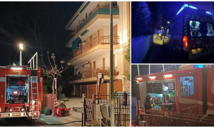 Il boato, l'incendio sul balcone e il fumo invade il condominio a Bordighera