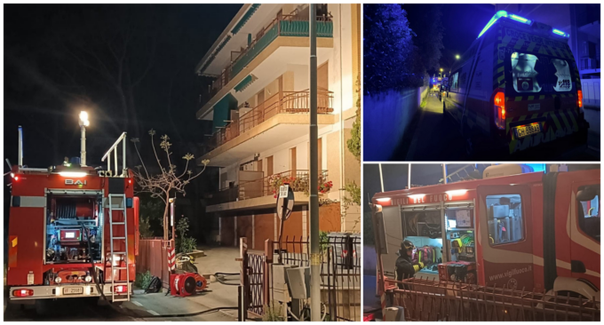 Il boato, l’incendio sul balcone e il fumo invade il condominio a Bordighera