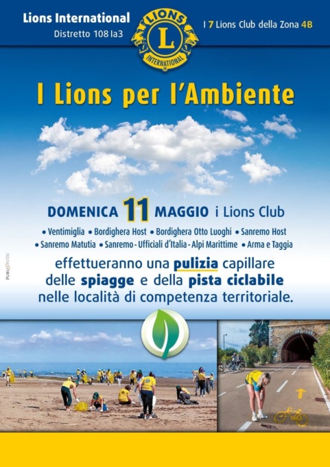 Maxi pulizia delle spiagge domenica con i Lions