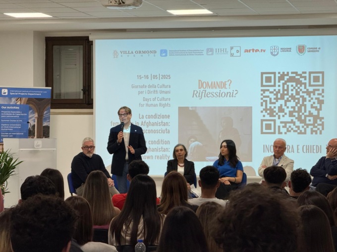 “Giornate della Cultura per i Diritti Umani: l’assessore Scajola all’incontro a villa Ormond