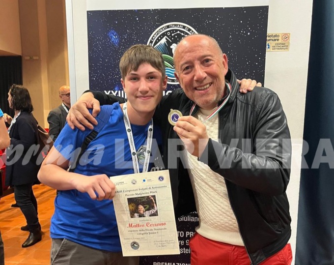 Studente di Ventimiglia è primo ai campionati italiani di astronomia