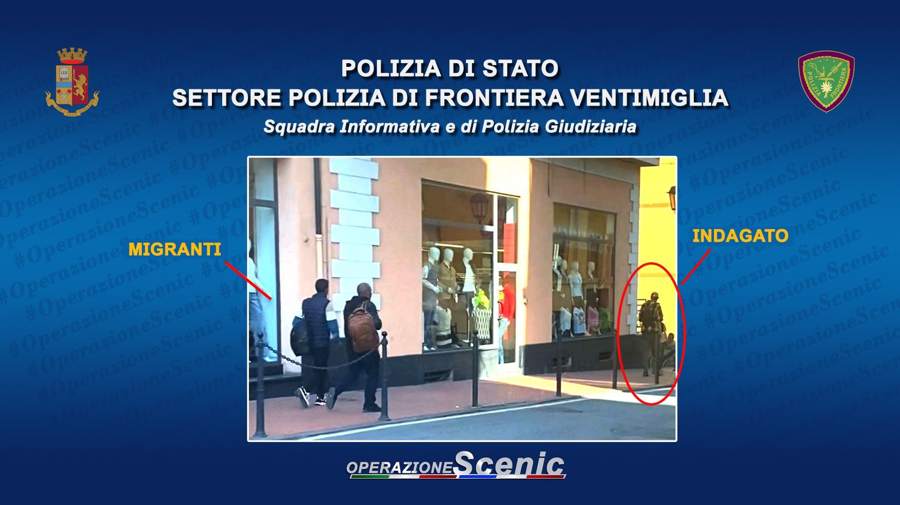 operazione scenic migranti polizia di frontiera ventimiglia slide immigrazione 23 maggio 2025_05