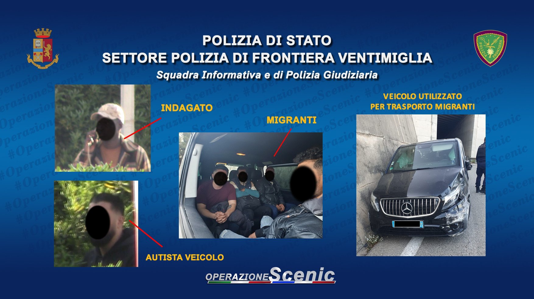 operazione scenic migranti polizia di frontiera ventimiglia slide immigrazione 23 maggio 2025_06
