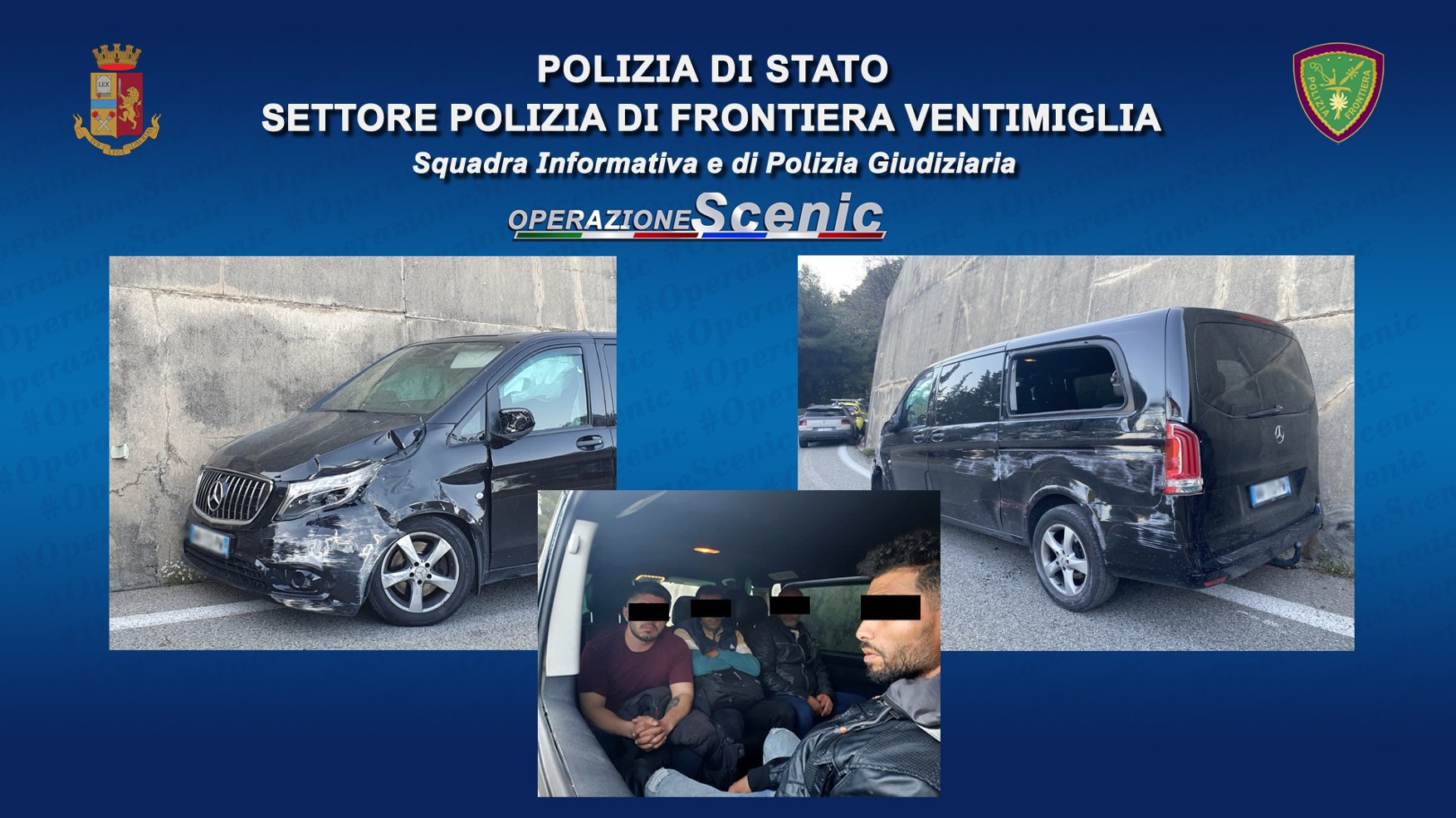 operazione scenic migranti polizia di frontiera ventimiglia slide immigrazione 23 maggio 2025_07