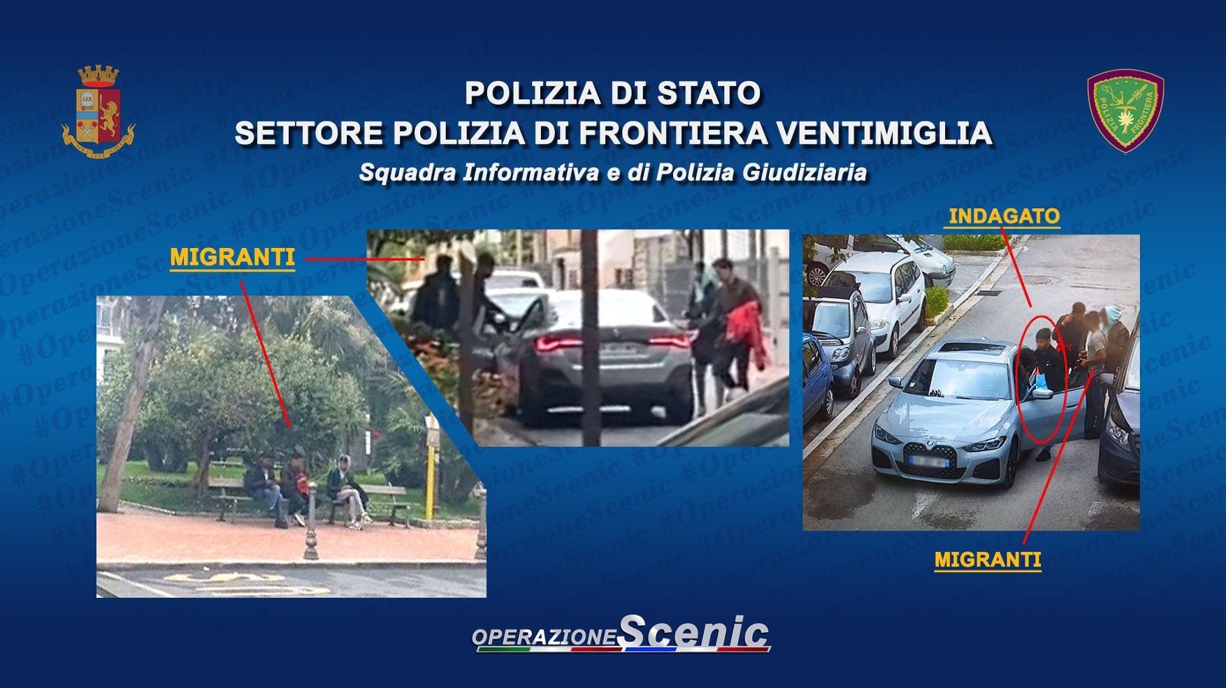 operazione scenic migranti polizia di frontiera ventimiglia slide immigrazione 23 maggio 2025_08