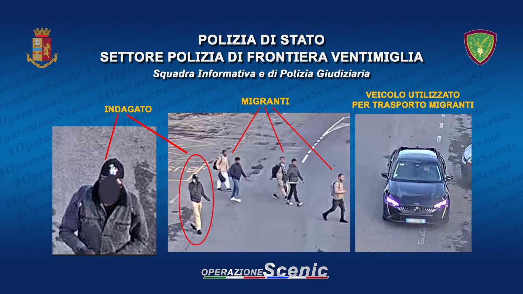 operazione scenic migranti polizia di frontiera ventimiglia slide immigrazione 23 maggio 2025_09