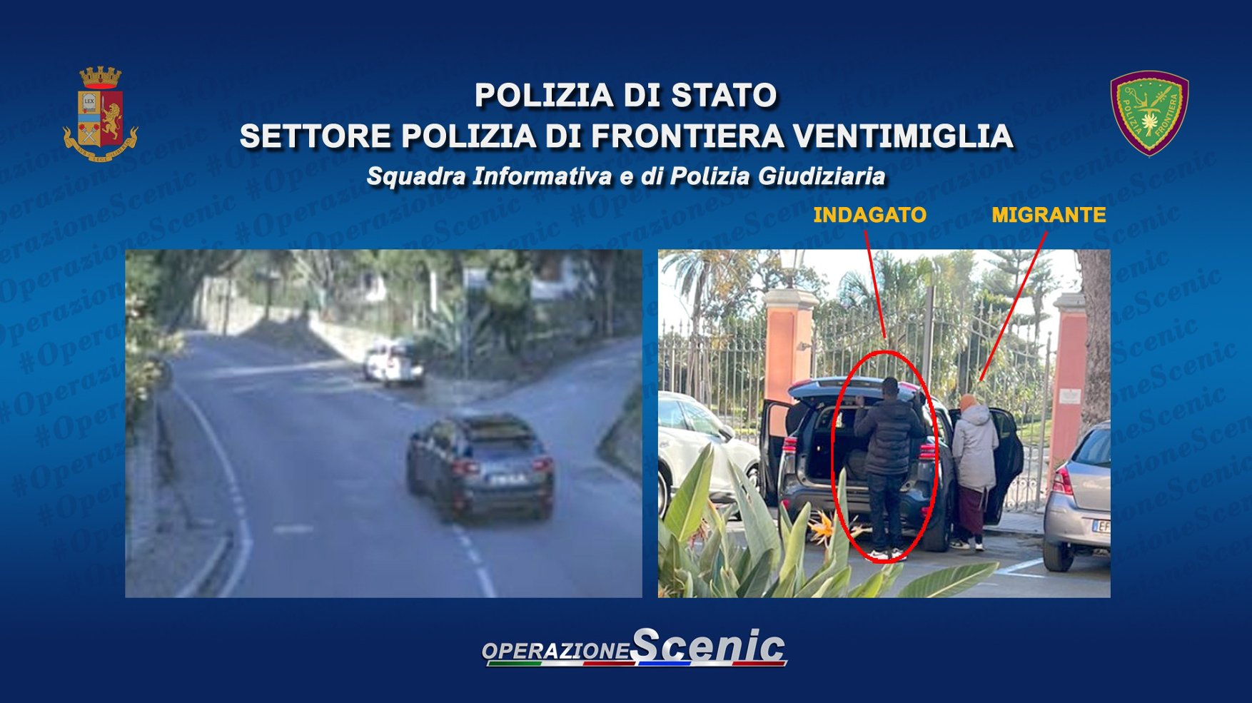 operazione scenic migranti polizia di frontiera ventimiglia slide immigrazione 23 maggio 2025_13