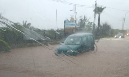 Maltempo: strade allagate a Sanremo