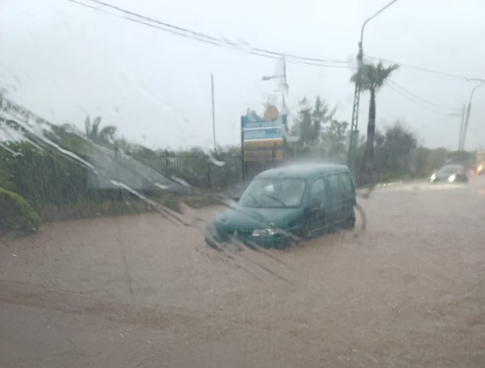Maltempo: strade allagate a Sanremo