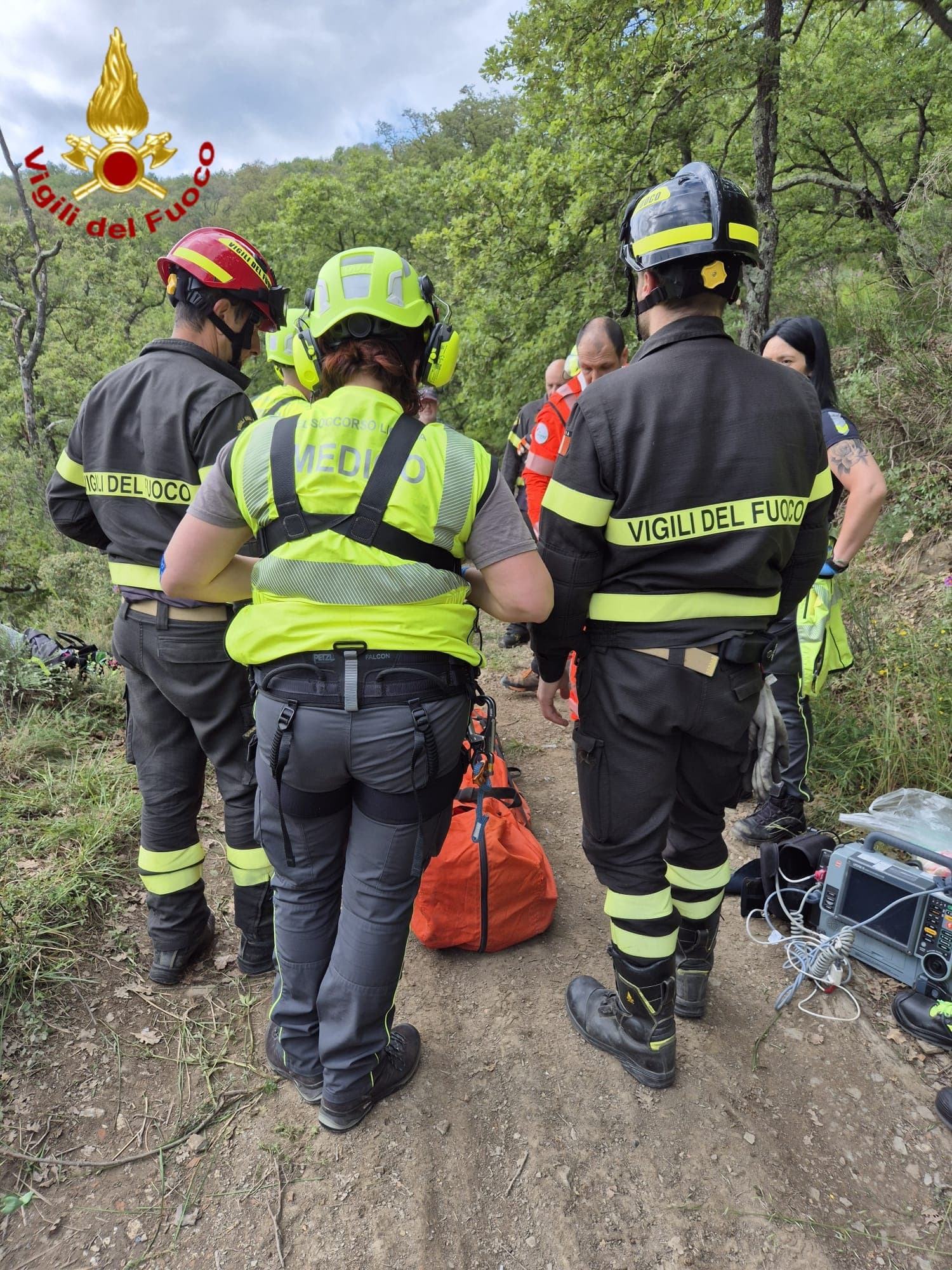 soccorso motociclista quindicenne vasia
