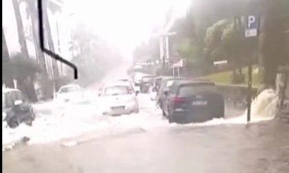 Acqua alta in Corso Imperatrice. L'impressionante video
