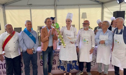 Marta Ardissone vince la tappa del  Campionato Nazionale di Salse al Mortaio con aglio di Vessalico