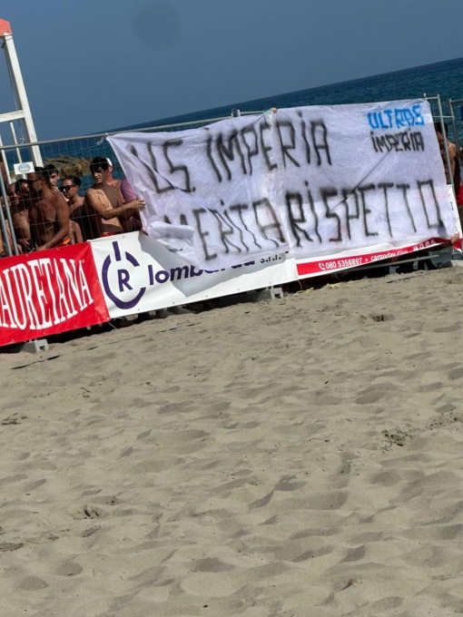 I neroazzurri protestano al Beach Soccer Tour