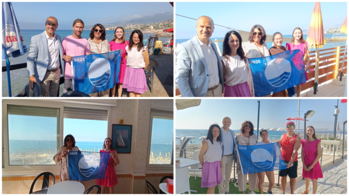 Bandiere Blu consegnate ai balneari sanremesi
