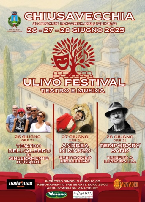 Ulivo Festival: tre appuntamenti di teatro e musica