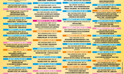 Ecco il calendario degli eventi estivi di luglio
