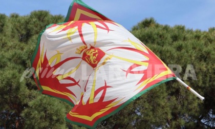 Sbandieratori e musici di Ventimiglia alla Festa della Barca di Bajardo