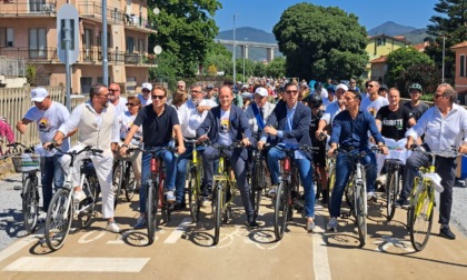 Ciclabile: inaugurato il nuovo tratto Andora-Cervo
