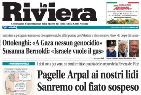 Le pagelle Arpal a tutte le spiagge della provincia di Imperia
