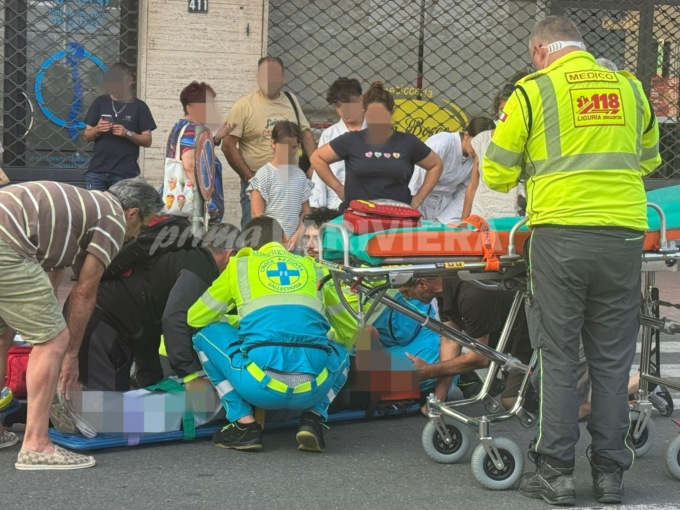 Grave donna investita da uno scooter a Vallecrosia