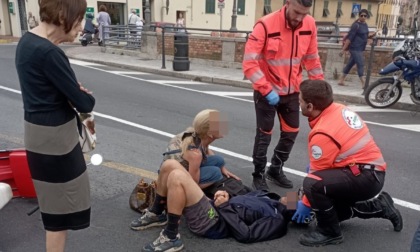 Giallo schianto auto-Vespa. "Cerchiamo testimoni dell'incidente di venerdì sul Ponte Roya di Ventimiglia"