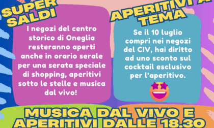 Shopping sotto le stelle giovedì a Imperia