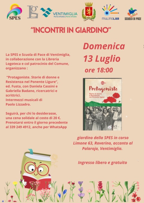 Incontri in giardino con Spes e Scuola di Pace