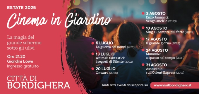Torna “Cinema in giardino”