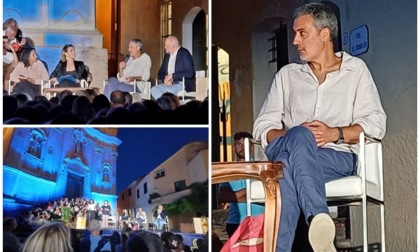 Ieri sera a Cervo in 250 per il vincitore del Premio Strega Andrea Baiani