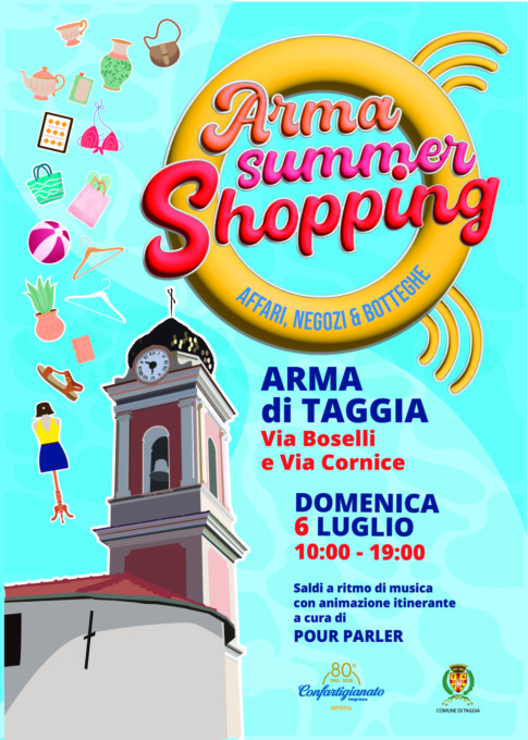 Domenica “Arma Summer Shopping – Negozi, Botteghe & Affari”